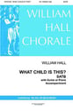 What Child Is This SATTBB choral sheet music cover